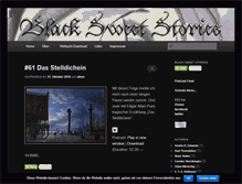 Tablet Screenshot of blacksweetstories.com
